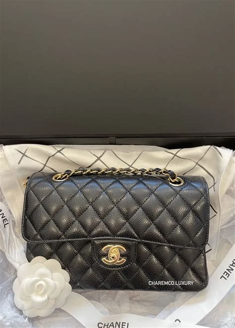 chanel black caviar ghw au